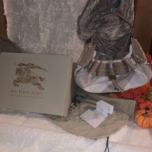 NWT Burberry Prorsum Alligator Mason Warrior Bag